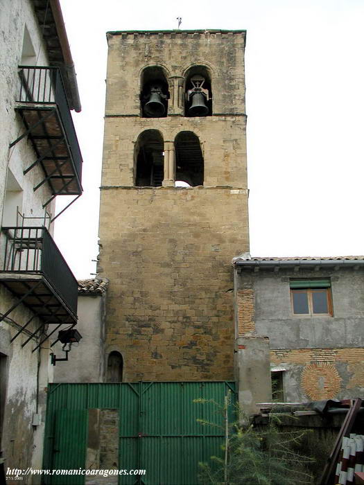 VISTA SUR DE LA TORRE, DESDE DETRÁS DEL AYUNTAMIENTO